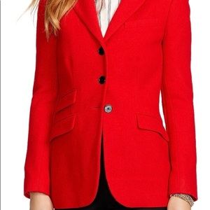 EUC Ralph Lauren Red Three (3) Button Jacket.